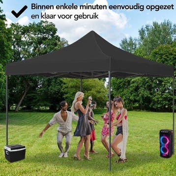 2dekans | Brixy Partytent - Paviljoen - Easy Up - Opvouwbaar, Ophalen of Verzenden, Zo goed als nieuw