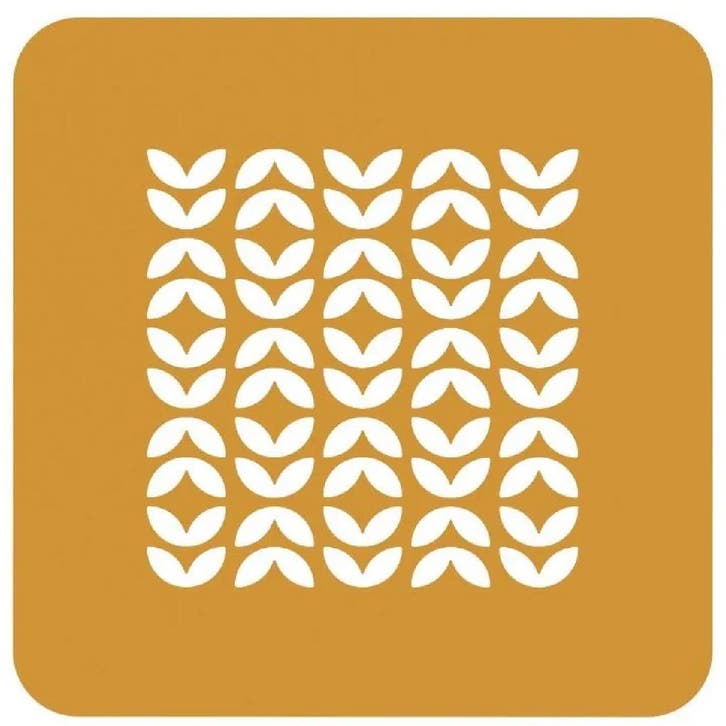 Silikomart Siliconen Stencil Foliage 10x10x0,1cm Set/2**, Hobby en Vrije tijd, Taarten en Cupcakes maken, Nieuw, Verzenden
