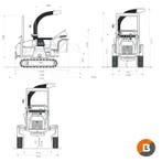 Schliesing 235 MXRS rups snipperaar 25.2 PK - 19cm, Ophalen of Verzenden