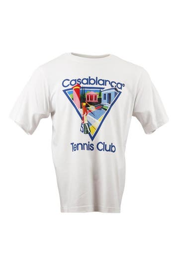 Casablanca T-shirt in maat M Wit, Kleding | Heren, T-shirts, Verzenden, Zo goed als nieuw, Wit, Casablanca