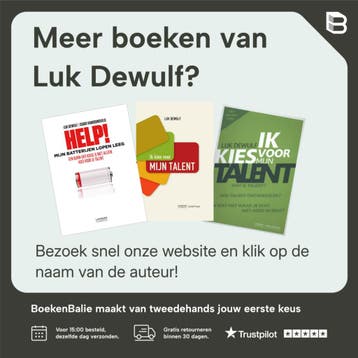 Ik kies voor mijn talent 9789077432556 Luk Dewulf, Verzenden, Gelezen, Luk Dewulf