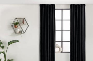 Lifa Living Fluwelen Gordijn - 100% Verduisterend - 150 ×, Huis en Inrichting, LIFA Living, Verzenden, Nieuw