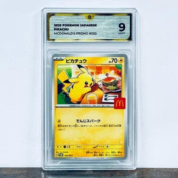 Pokémon Graded card - Pikachu 020 – Pokémon - GG 9, Nieuw