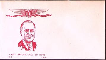 Amerikaanse envelop WWII (lijst optie), Verzenden