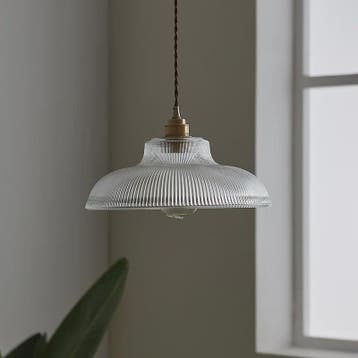 Groene Glazen Hanglamp Vintage - Sfeervolle Verlichting voor, Verzenden, Nieuw