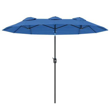 Parasol, Tuinparasol, Kantelbaar, Met Handzwengel, Winddak,, Verzenden