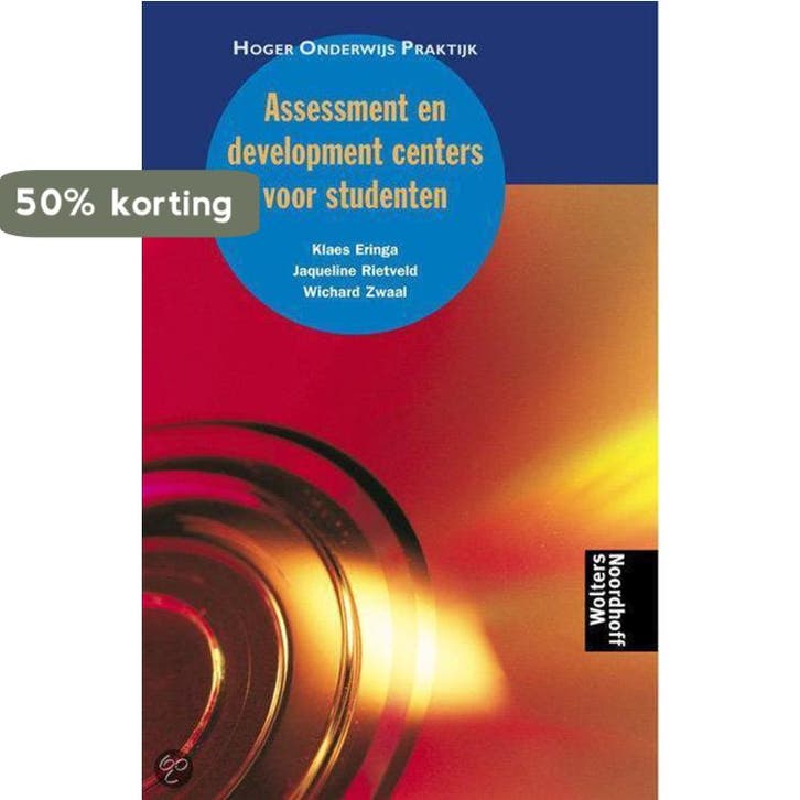 Assessment en development centers voor studenten K. Eringa, Boeken, Schoolboeken, Gelezen, Verzenden