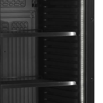 TEFCOLD CEV425 BLACK – Zwarte Flessenkoeler 358L, Nieuw in verpakking, Koelen en Vriezen