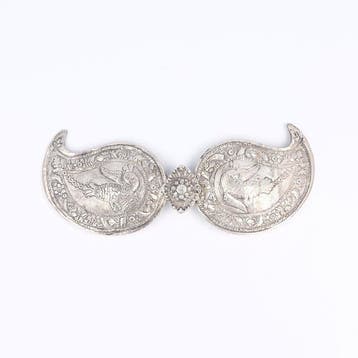 Belt buckle - Zilver - Balkan region - 20e eeuw