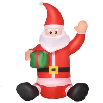 Kerstdecoratie Kerstman, 1,2 M, Zelfopblazend, LEDs, Inclus