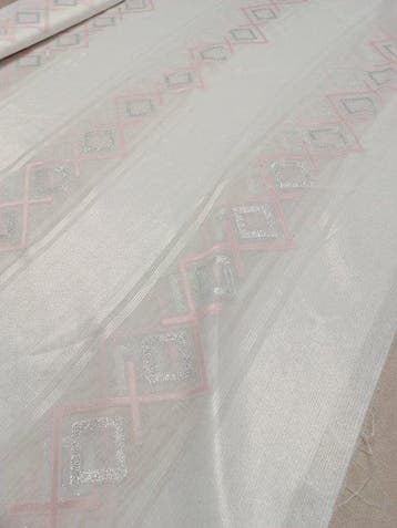 Stupendo tendone in organza dal design retrò - Gordijnstof -