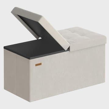 SONGMICS Opbergbank met Deksel - Velvet Zetel & Opbergruimte, Verzenden, Nieuw