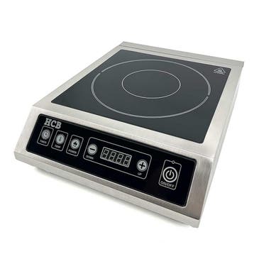 HCB Inductie kookplaat - 3,5 kW - 230V - RVS, Verzenden, Nieuw in verpakking