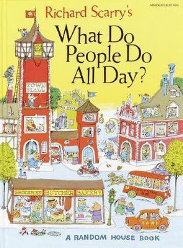 Richard Scarrys What Do People Do All Day? - Richard Scarry, Verzenden, Gelezen, Richard Scarry