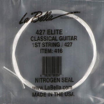 La Bella L-416 E-1 snaar, clear nylon, Ophalen of Verzenden, Nieuw