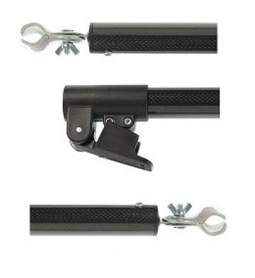 Campking Verandastang 28/25mm 170-260cm CFRP, Nieuw