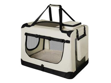 Veiling - Hondentransportbox S opvouwbaar 34 x 50 x 36 cm be, Dieren en Toebehoren, Nieuw