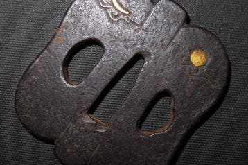 Katana - gesmeed ijzer - C5-904 Gunpai Tsuba Nobuie - Japan, Antiek en Kunst