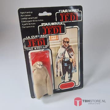 Vintage Star Wars Tri-Logo Prune Face MOC, Verzenden, Zo goed als nieuw, Actiefiguurtje