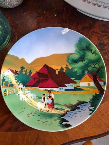 Wandbord Villeroy en Boch, Wandhanger, Steen/keramiek, Ophalen of Verzenden, Zo goed als nieuw
