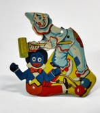 Unknown # - Blikken speelgoed - 1930s Pre-war Clown Circus, Antiek en Kunst