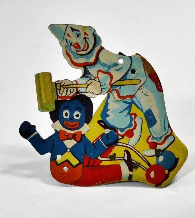 Unknown # - Blikken speelgoed - 1930s Pre-war Clown Circus, Antiek en Kunst, Antiek | Speelgoed