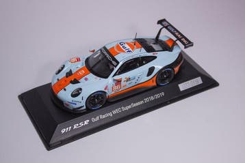 Spark 1:43 - Modelauto - Porsche 911 RSR Gulf Racing WEC, Nieuw
