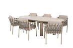 Taste by 4 Seasons Piacenza tuinset latte met Denia tafel, Tuin en Terras, Tuinsets en Loungesets, Ophalen of Verzenden, Nieuw