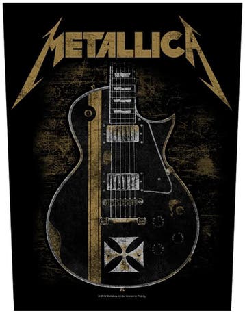 Metallica - Hetfield Guitar - Rugpatch officiële merchandise, Ophalen of Verzenden, Nieuw, Kleding