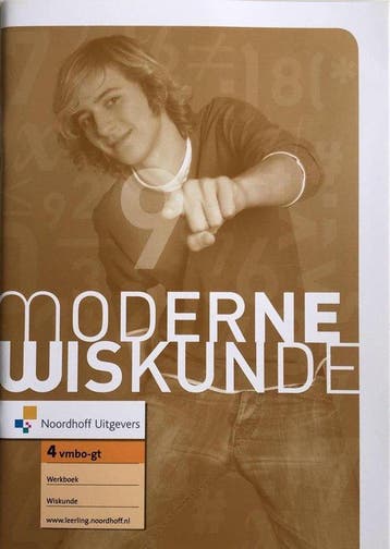 moderne wiskunde werkboek 9789001797324, Zo goed als nieuw