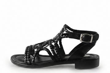 Omoda Sandalen in maat 38 Zwart, Verzenden, Zwart, Omoda, Sandalen of Muiltjes