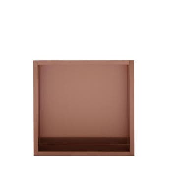 Sani Royal Inbouwnis Brons Geborsteld 30x30x7 cm, Nieuw