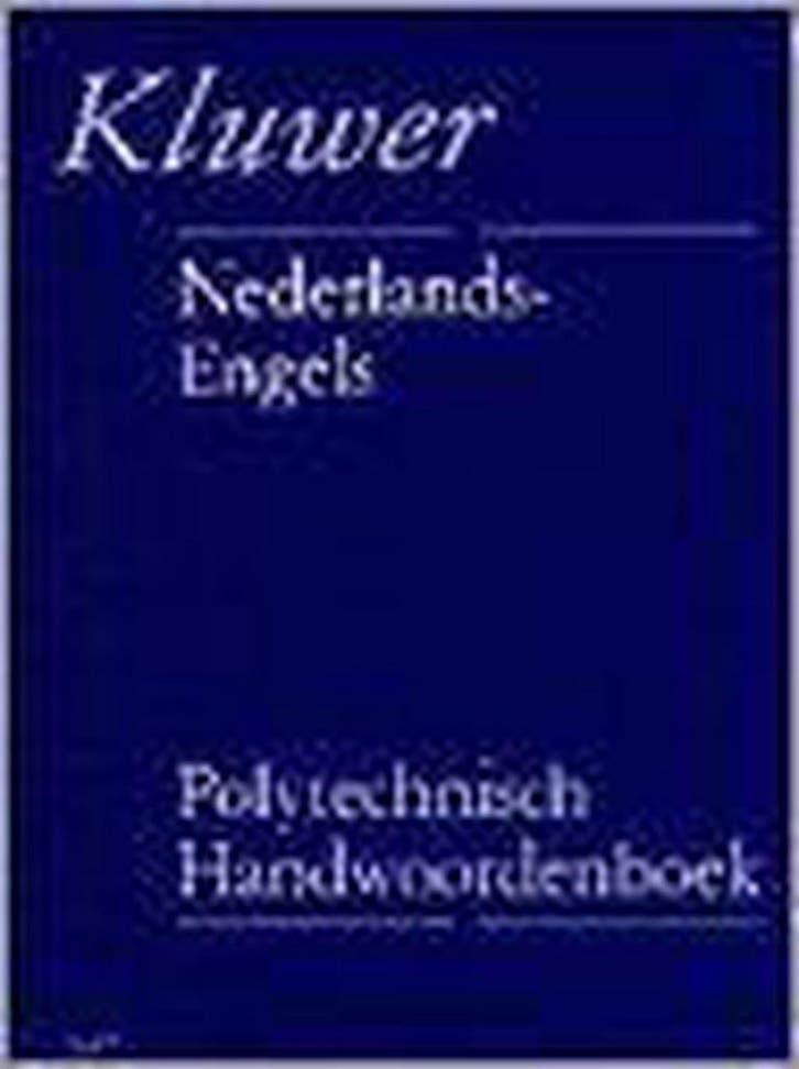 POLYTECHNISCH HANDWDB. NED.-ENGELS INGENAAID 9789055760534, Boeken, Overige Boeken, Gelezen, Verzenden