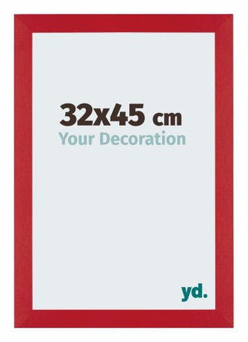 Fotolijst 32x45 cm - Rood - MDF - Mura, Verzenden, Nieuw