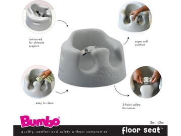 Bumbo Floor Seat - Kinderstoel - Zacht Foam - Taupe, Kinderen en Baby's, Kinderstoelen, Verzenden, Nieuw