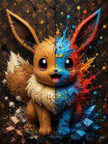 JZL - [XL] Eevee – Prismatic Genesis [Eevee LV Collection, Nieuw
