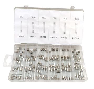 Glaszekering set 120-delig | glas zekeringen | auto boot, Ophalen of Verzenden, Nieuw