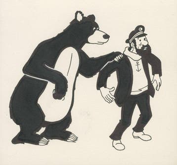 Studios Hergé - 1 Original drawing - Kuifje - Wat voel ik, Boeken, Nieuw