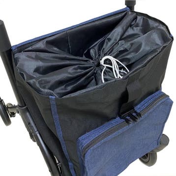 MultiMotion Rollator Shopper Boodschappenrollator - grijs/zw, Diversen, Rollators, Ophalen of Verzenden, Nieuw