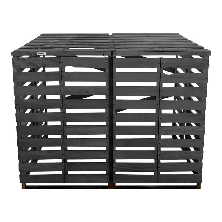 2x Containerombouw | Kliko ombouw | Containerberging | Grijs, Doe-het-zelf en Verbouw, Containers, Verzenden