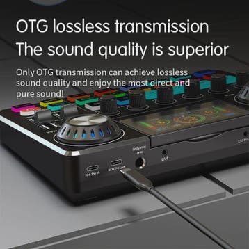 Live Sound Card YAMNWEO: Professionele Audio Mixer voor Stre, Muziek en Instrumenten, Verzenden, Nieuw