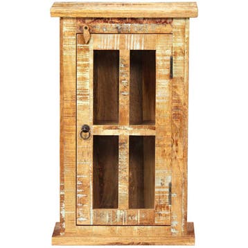 vidaXL Wandkast 44x21x72 cm massief gerecycled hout, Verzenden, Nieuw