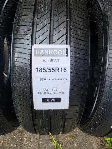 185/55r16 87V Hankook ion All Seasons Dot25!, Auto-onderdelen, Banden en Velgen, Ophalen, 16 inch, Nieuw, 185 mm