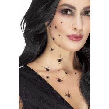 Zwarte spinnetjes tatoeages - Tatoeages, Verzenden, Nieuw