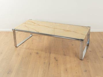 Salontafel - Chroom, Onyx - Onyx salontafel uit de jaren
