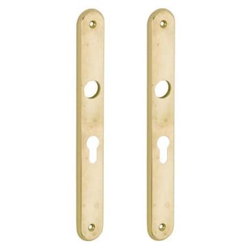 Set van twee langschilden smal PC92 messing antiek, Verzenden, Nieuw