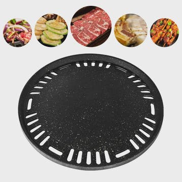 Ronde Grillplaat 29.5cm - Non-stick Aluminium voor Korean BB, Verzenden, Nieuw