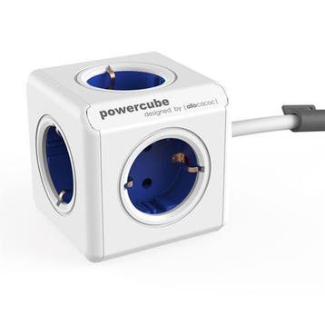 Allocacoc PowerCube Extended Blauw 1,5 Meter (FR), Ophalen of Verzenden, Nieuw