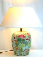 Lamp - Porselein, Messing - gemaakt in Duitsland