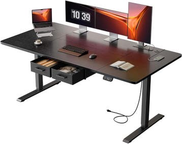 Zit sta bureau - Elektrisch - Verstelbaar - 160x80 cm - Zwar, Verzenden, Zo goed als nieuw